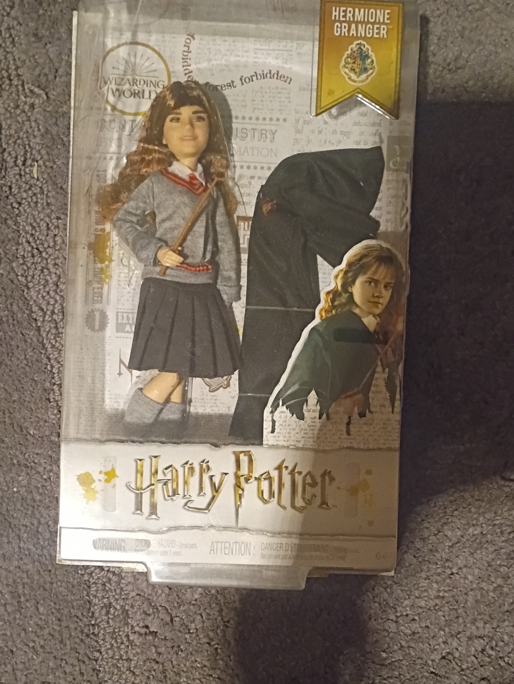 Harry Potter Hermione Granger Kids Costume Doll Outfit - Grey & Black